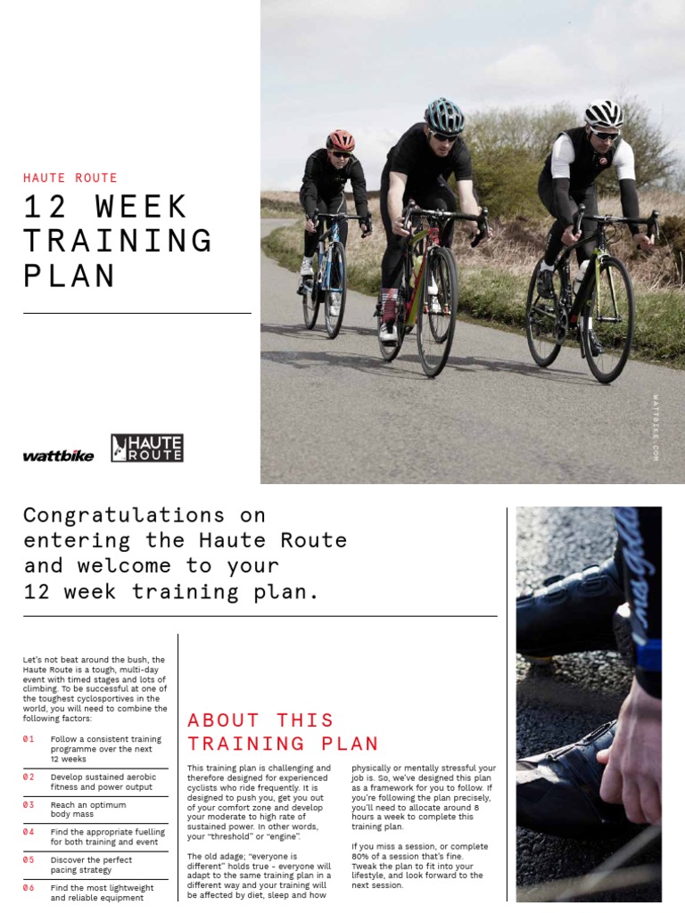 Haute Route Training Plan V2 | PDF