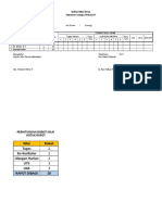 Format Daftar Nilai Ulangan Siswa