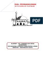 Proposal Pembangunan Majlis Talim Darussalam