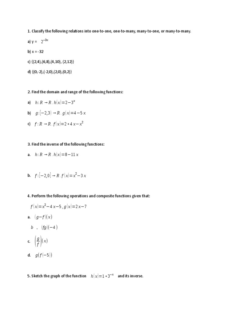 Math Review | PDF