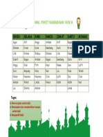 Jadwal Piket Ramadhan 2017