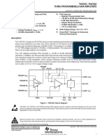 D D D D: THS7001, THS7002 70-Mhz Programmable-Gain Amplifiers