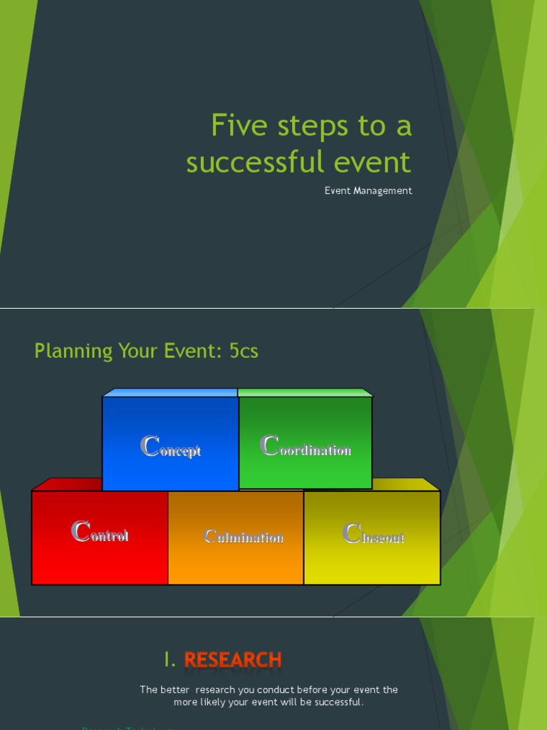 5 Steps for Successful Event Planning | PDF | Request For Proposal ...
