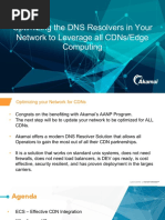 Optimizing the DNS Resolvers in Your Network to Leverage All CDNs:Edge Computing