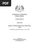 Akta Tandatangan Digital (Akta 562) PDF