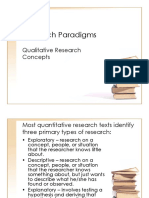 Research Paradigms and Qualitative Methods Explained