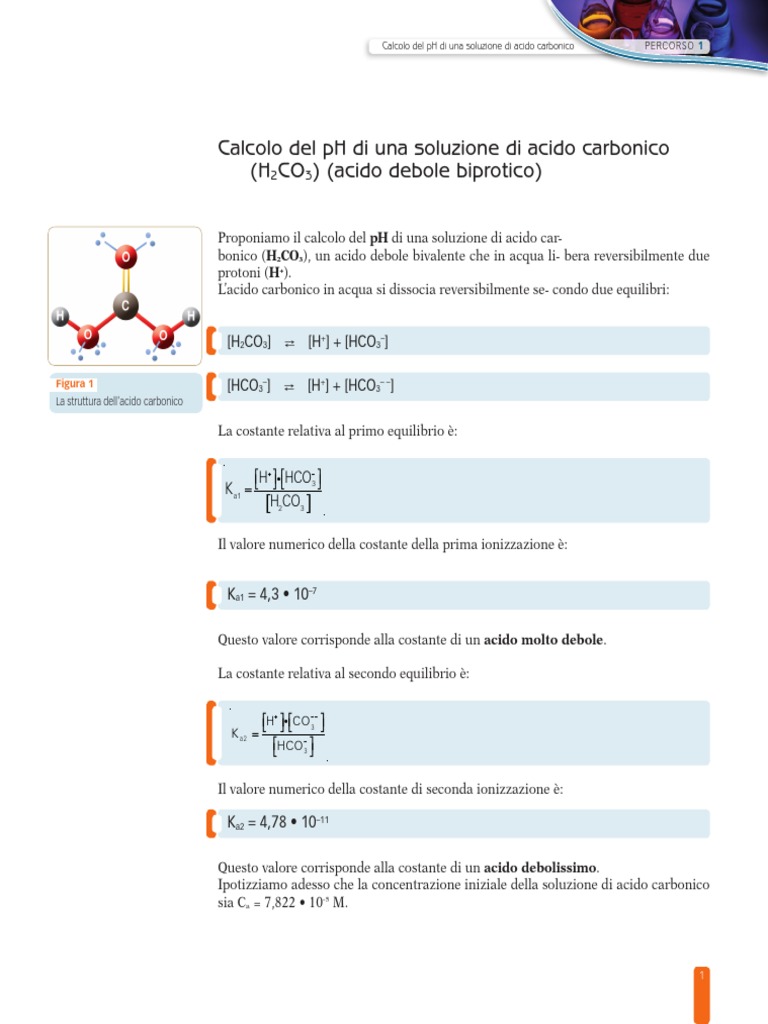 Calcolo Del Ph Di Una Soluzione