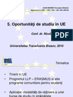 Tema 5 Oportunitati Studiu