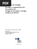MUDE - Relatório de Estágio 
