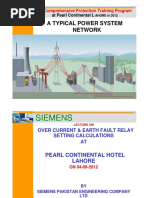 Over Current Earth Fault Setting Calculations PDF