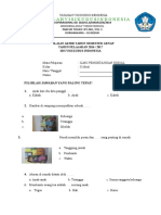 Ujian Semester II - Kelas 2 A-B 2017