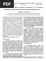 SIR (System Information Reporter) Framework For Performance Comparison of Different Operating Systems With KVM Hypervisor