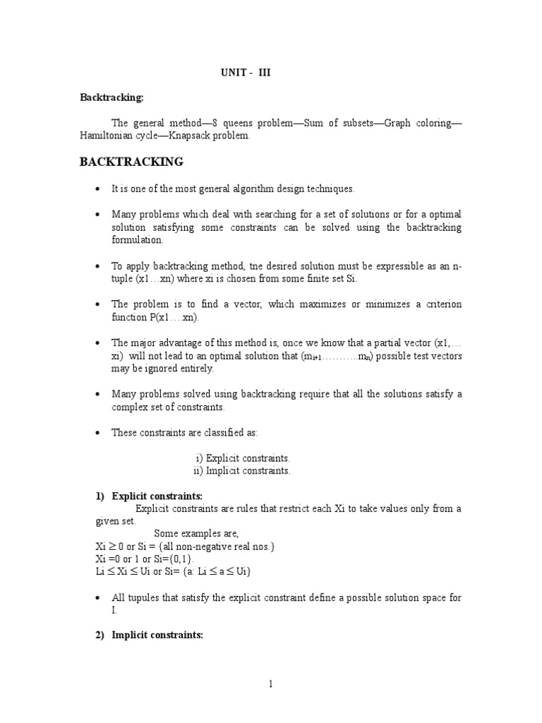 Back Tracking | PDF | Vertex (Graph Theory) | Discrete Mathematics