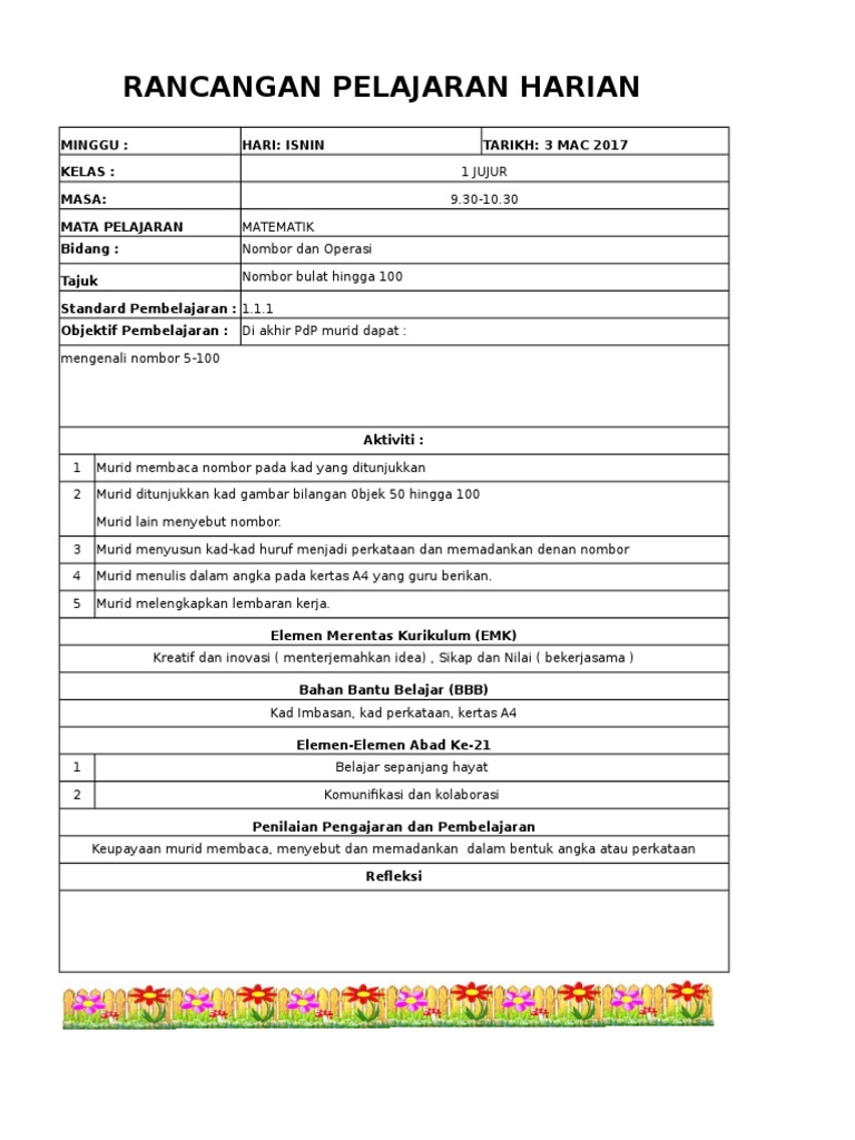 Rph Matematik Tahun 2 Nom & Operasi (Fail)