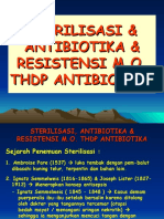 Sterilisasi, Desinfeksi, Antibiotika Dan Mek. Resistensi