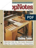 ShopNotes #15 (Vol. 03) - Sliding Table PDF
