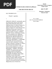 Payn v. Kelley, 10th Cir. (2017)
