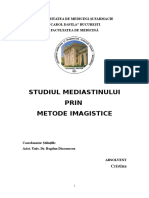 Studiul Mediastinului Prin Metode Imagistice
