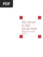 SQL Server To SQL Server PDW: Migration Guide (AU3)