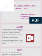Aplicando Los Conocimientos de Microsoft Office