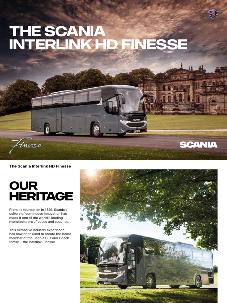 Scania Interlink HD Finesse Overview | PDF | Bus | Automobile Layouts