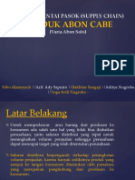 Analisis Rantai Pasok (Supply Chain)