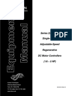 Series 2230 MKII Single-Phase Adjustable-Speed Regenerative DC Motor Controllers (1/6 - 5 HP)