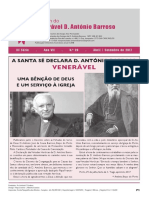 Boletim n.º  XX do Venerável D. António Barroso