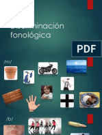 Discriminación Fonológica b m p