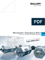 Micropulse Transducer BTL7: ... The New Standard in Industrial Hydraulics