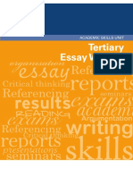Tertiary Essay Writing: Academic Skills Unit