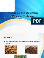 Principles and Operation of Biomass Technology