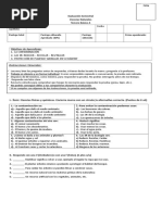 Prueba Las 3R° A Básico