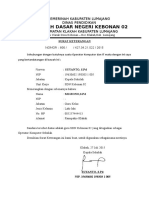 Surat Keterangan Operator Sekolah