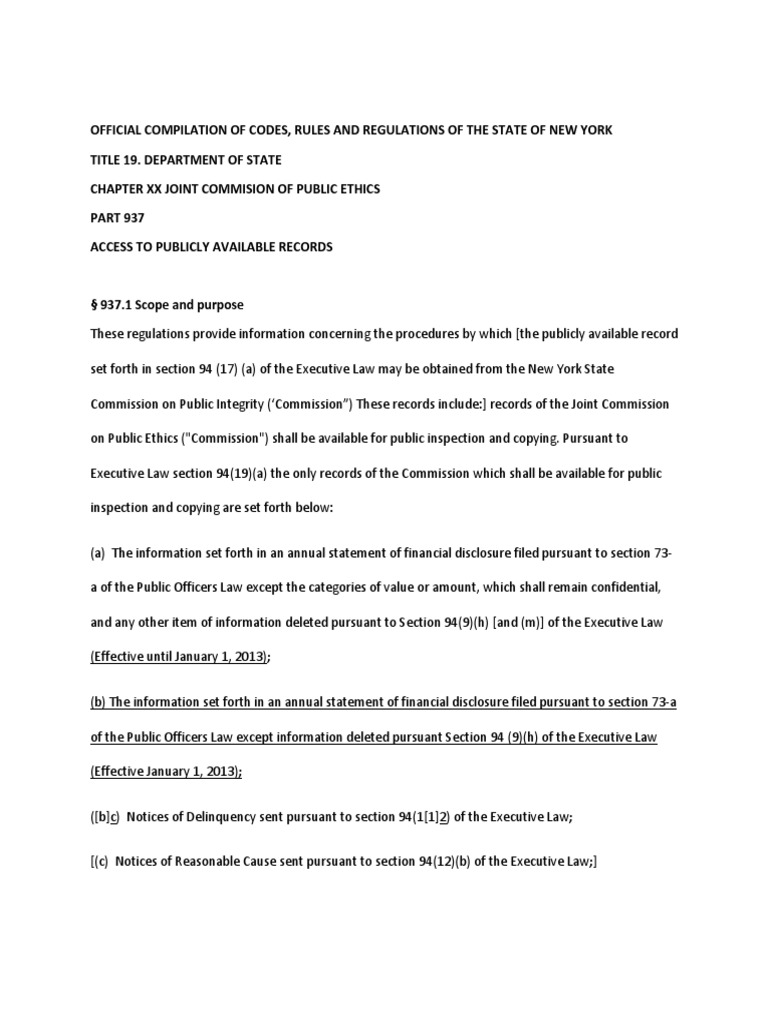 Access to Publicly Available Records - Part 937.pdf | Complaint ...