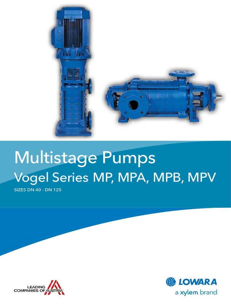 XYLEM Water Pumps PDF Bearing (Mechanical) Pump