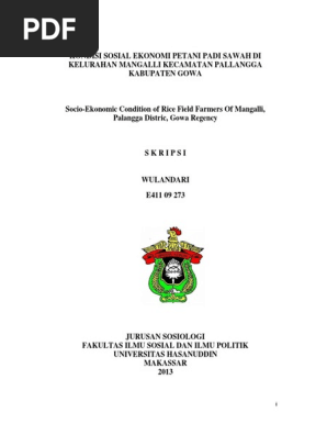 Skripsi Lengkap Fisip Sosiologi