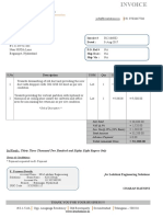 Invoice duct partition work