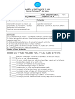 Evaluacion de Proceso 6 Ciencias Naturales