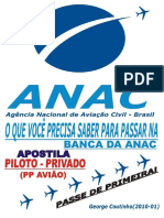 Apostila Banca ANAC Piloto Privado - O QUE VOCÊ PRECISA SABER PARA PASSAR NA BANCA DA ANAC PDF