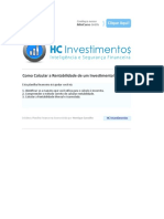 HC Investimentos - Como Calcular A Rentabilidade de Um Investimento II