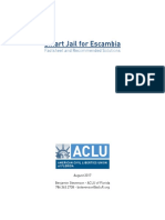 ACLU - Smart Jail for Escambia Factsheet and Recommended Solutions