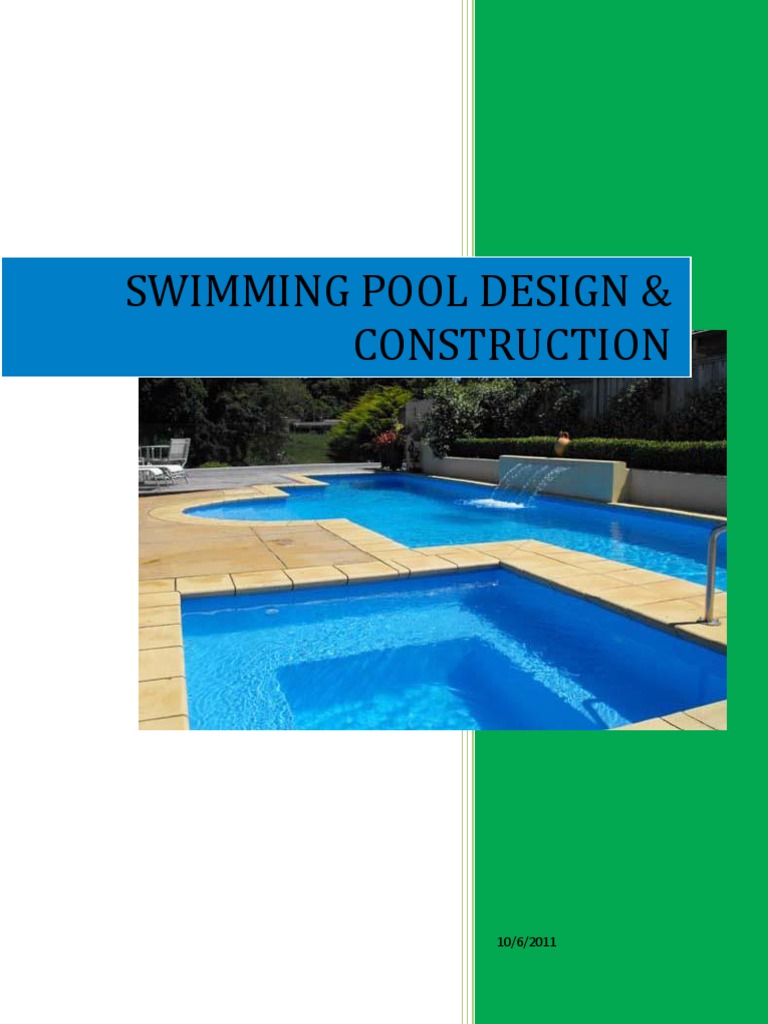 Swimming Pool Design & Construction Guide | PDF | Chlorine | Swimming Pool