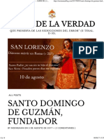 Santo Domingo de Guzmán, Fundador – Amor de La Verdad