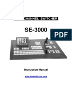 Datavideo SE 3000 Manual