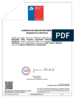 Certificado Cuarto Medio Tiare PDF