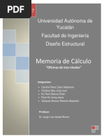 Oficina de 3 Niveles - Memoria de Calculo Estructural
