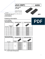 Dip Switch (Switch Multiple) Datasheet