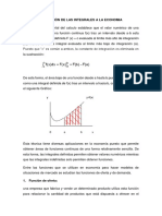 Aplicacion de Las Integrales a La Economia Docx