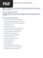 South Africa Disability Rights Charter | PDF | Disability | Discrimination